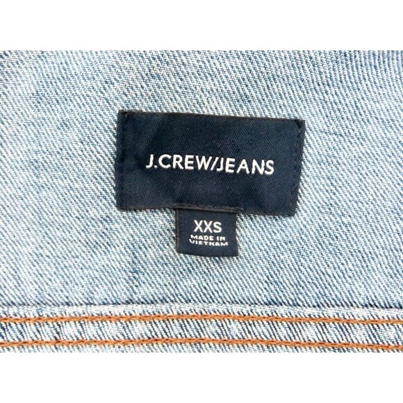 NEW! J. Crew Jean Denim Jean Jacket Blue SZ XXS - Picture 11 of 12